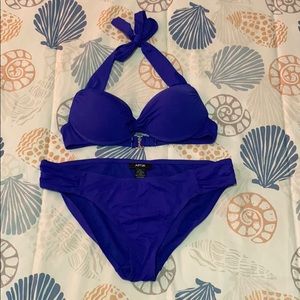 Apt 9 blue 2 piece swimsuit NEVER WORN